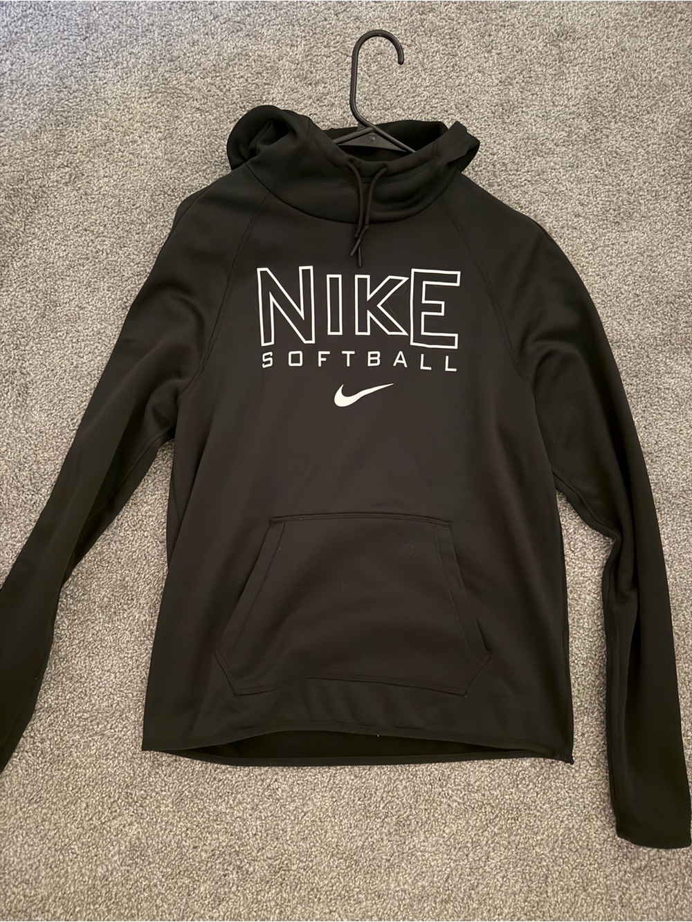 Nike Black Women’s Softball Crewneck Hoodie
